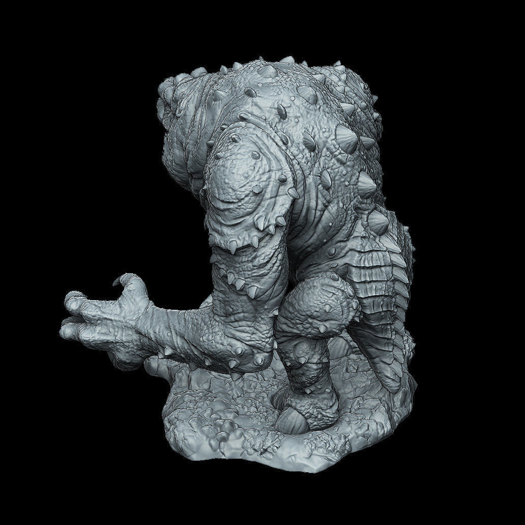 Rancor from Return Of The Jedi - 3D Printable 3D print model_2