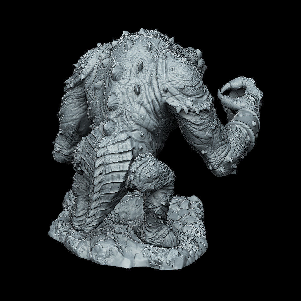 Rancor from Return Of The Jedi - 3D Printable 3D print model_7