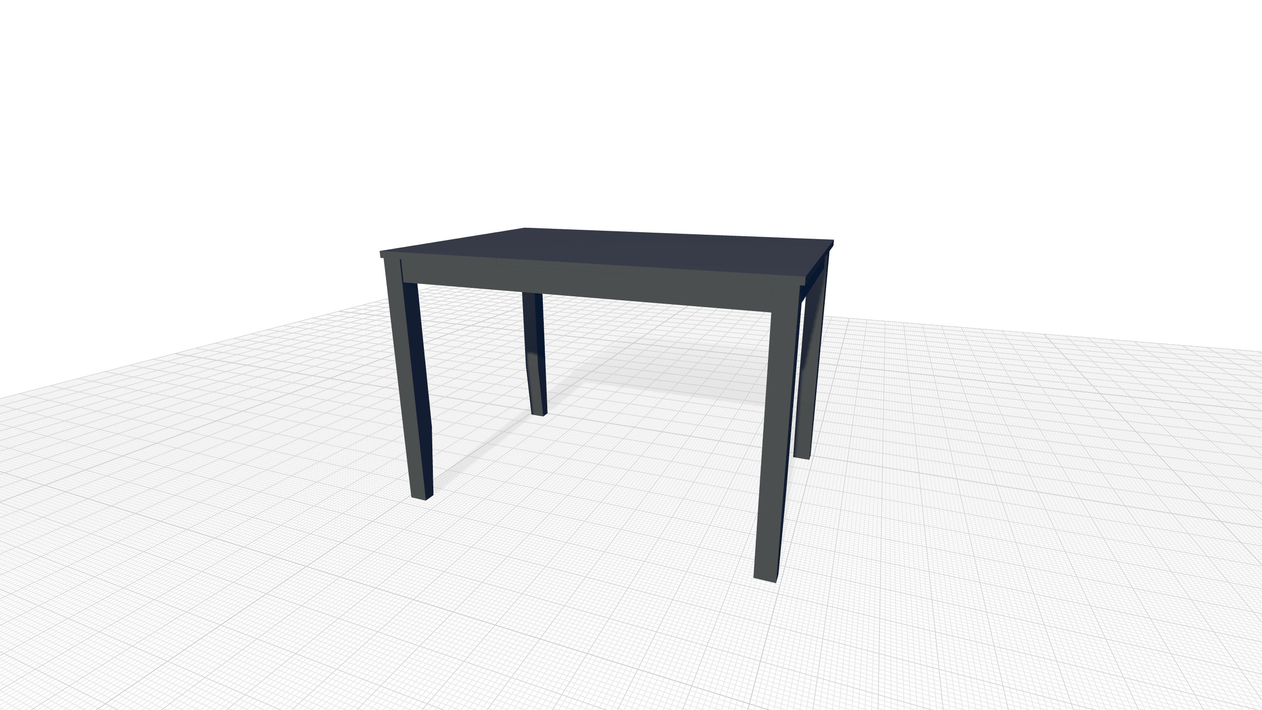 Osborne Extendable Solid Wood Dining Table 3D model_3
