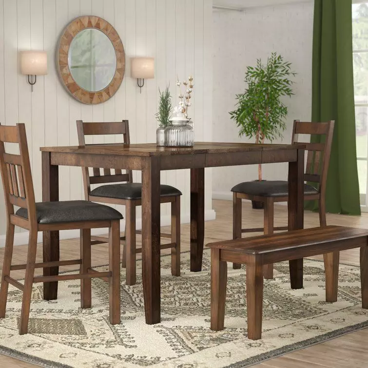 Osborne Extendable Solid Wood Dining Table 3D model_0