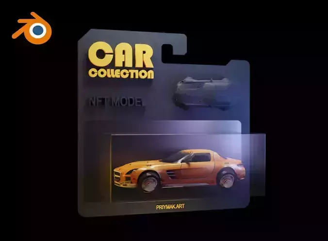 Toy car pack Blender animated template