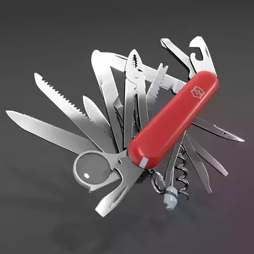 Victorinox SwissChamp Red 1 6795 3D Model