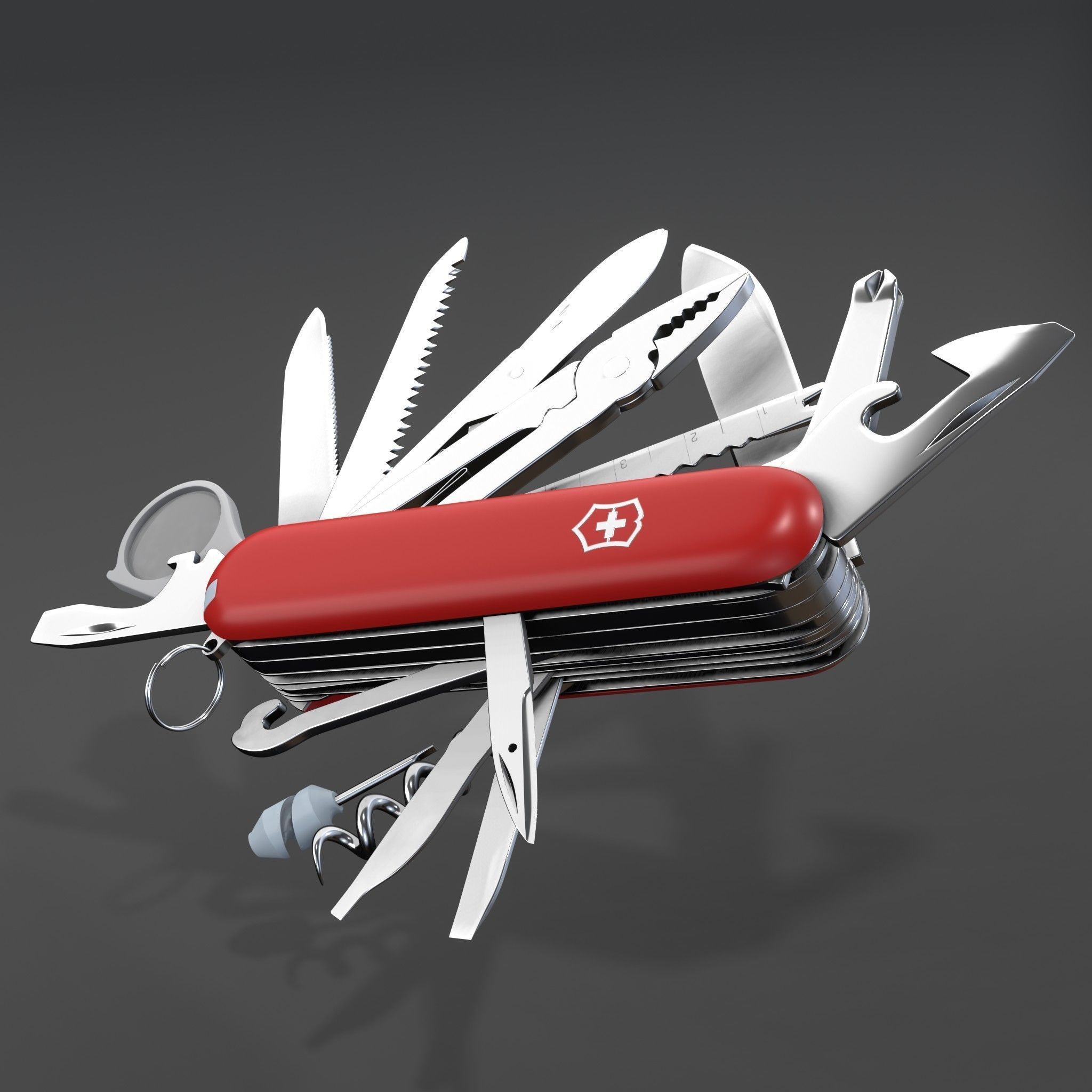 Victorinox SwissChamp Red 1 6795 3D Model 3D model_5