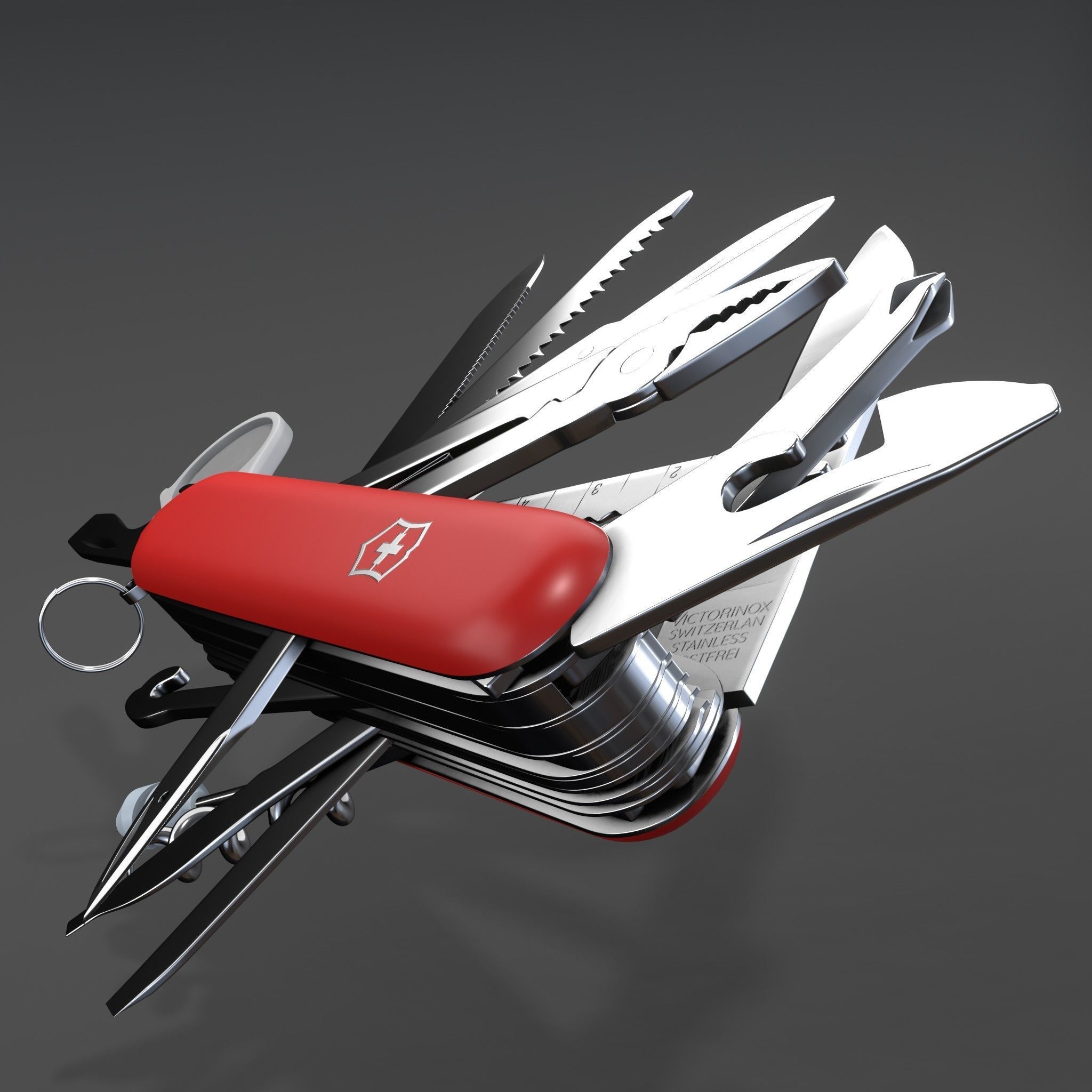 Victorinox SwissChamp Red 1 6795 3D Model 3D model_2
