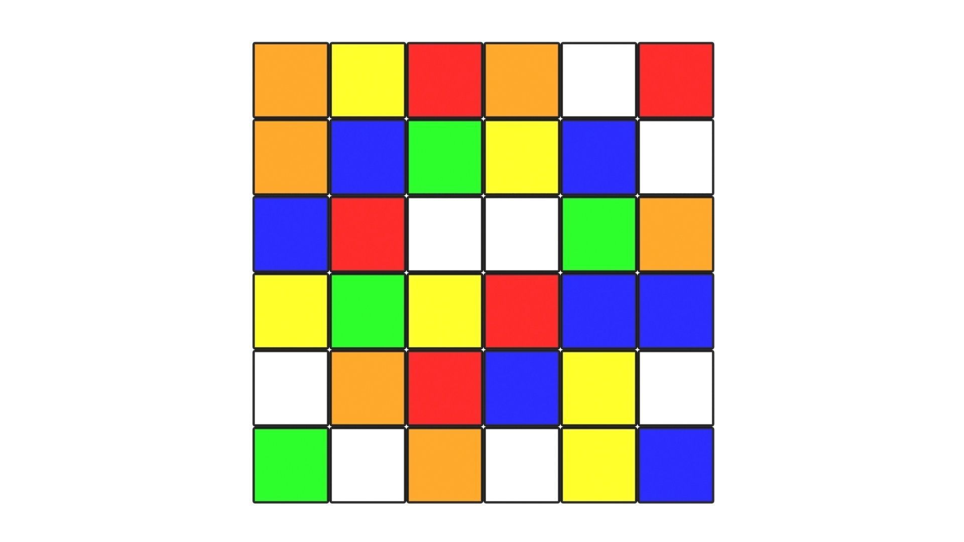 Rubiks Cube 6x6x6 3D model_5