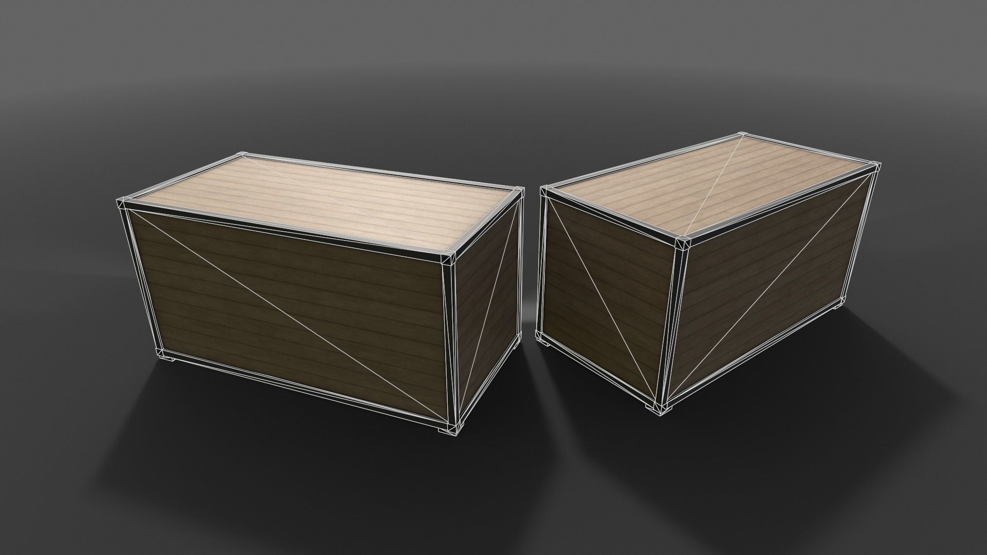 PBR Container House BC 20ft V1 Low-poly 3D model_21