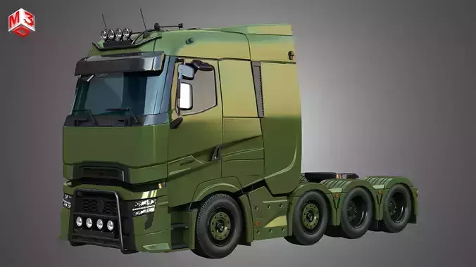 T520 - 8X4 Heavy Haulage Truck 3D model