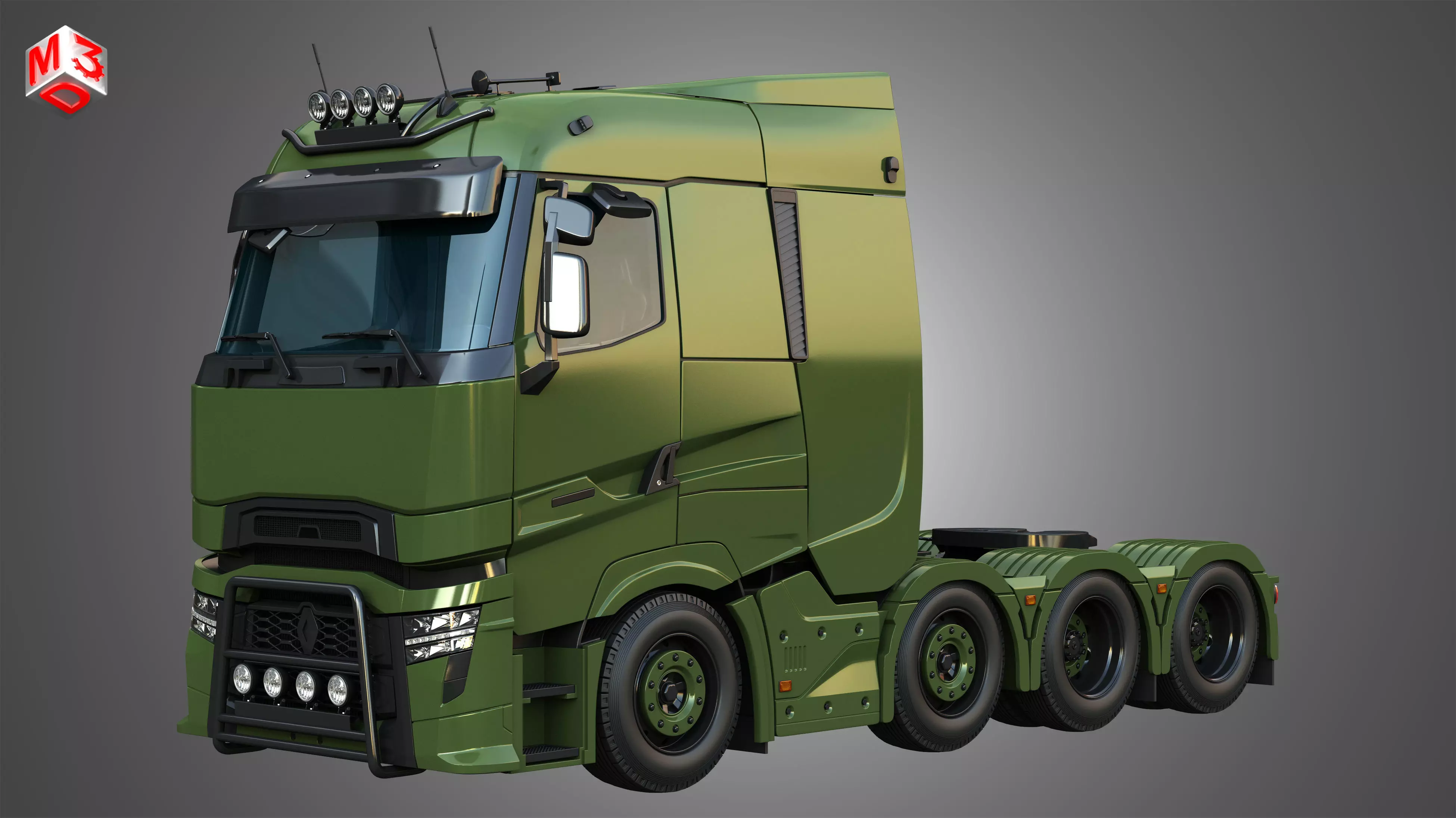 T520 - 8X4 Heavy Haulage Truck 3D model