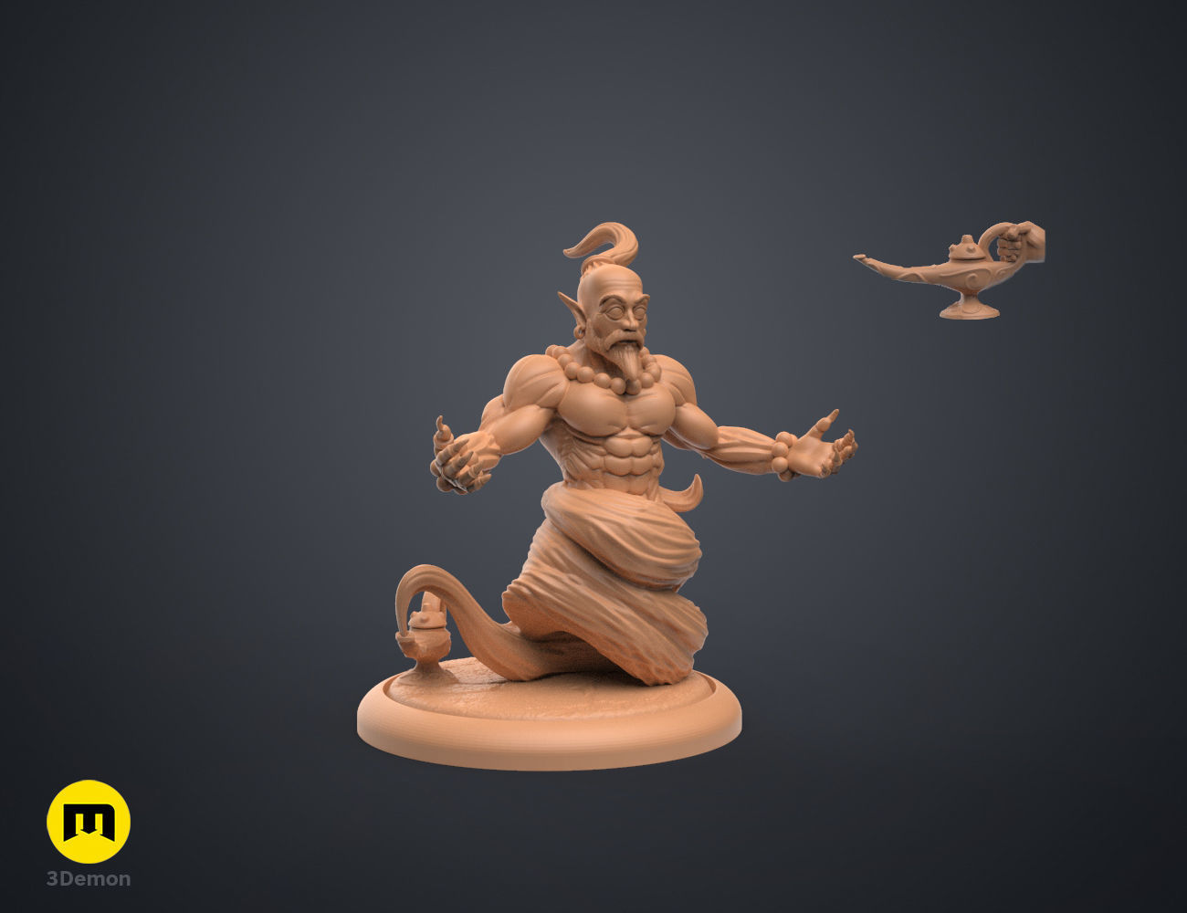 Magnetic DnD Desert Travels Pack 3D print model_2