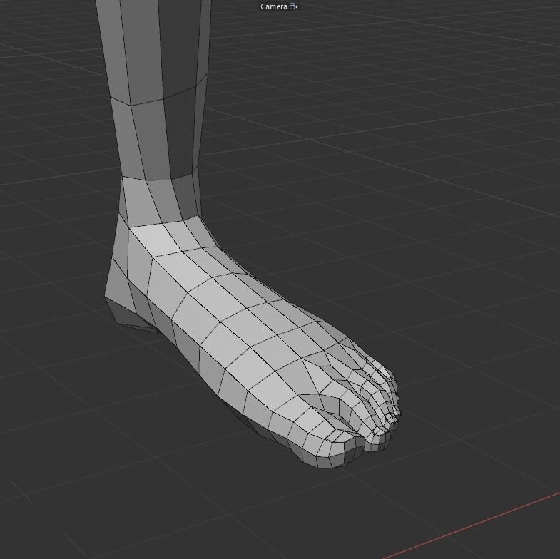 Stylized low poly male base mesh Free low-poly 3D model_2