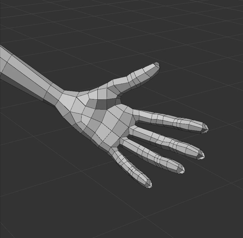 Stylized low poly male base mesh Free low-poly 3D model_3