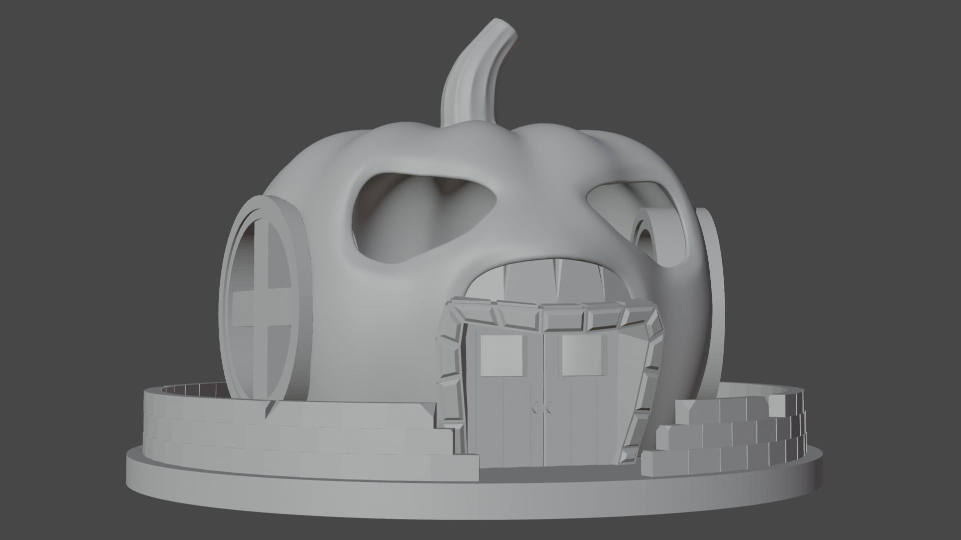 Halloween Home 3D print model_2