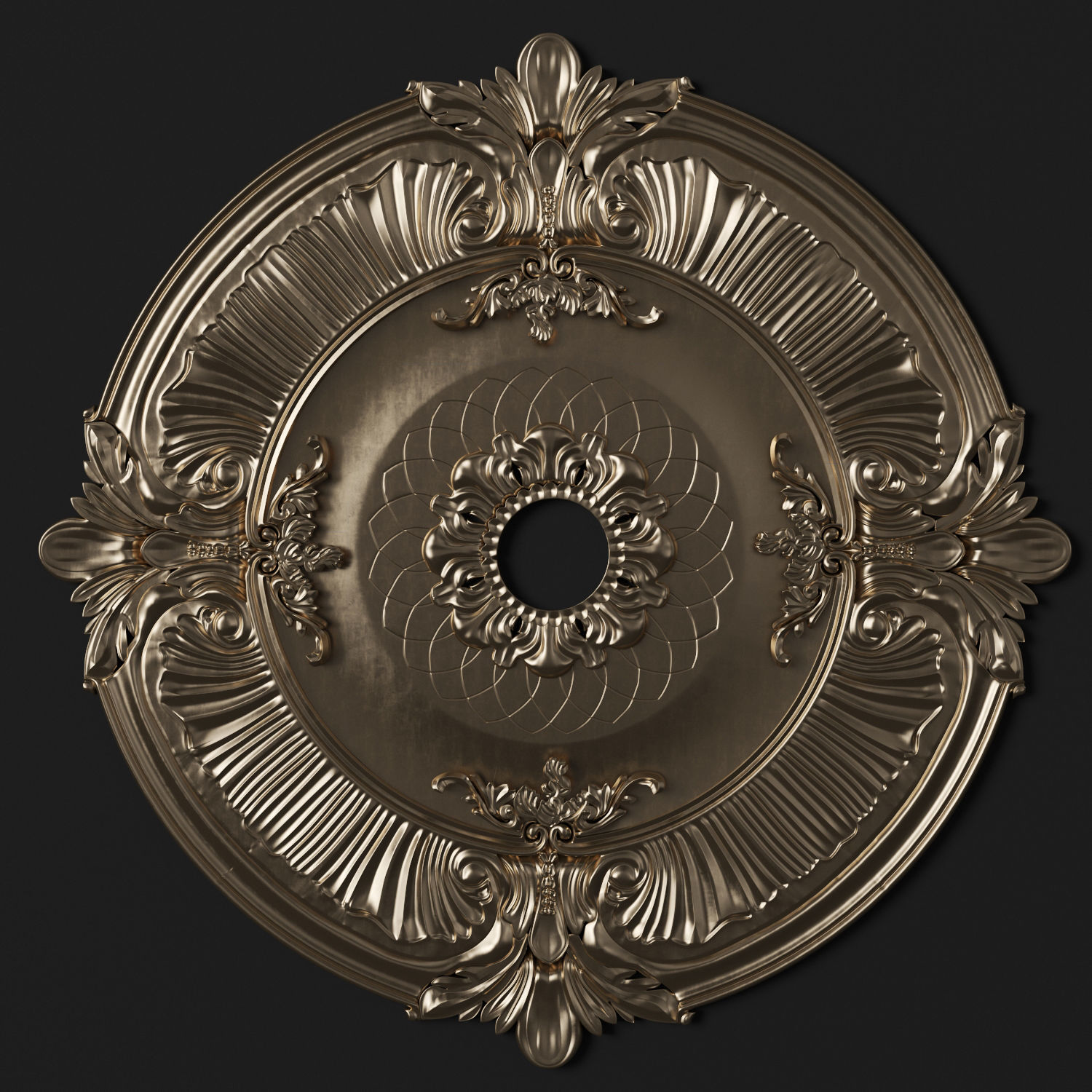 8 Ornament Circular 3Dmodel  Brush alpha 3D model_5