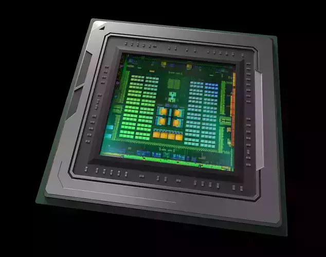 GPU CPU 3D model