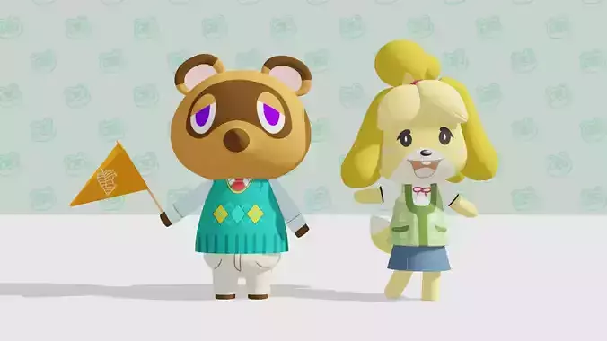 tom nook and canela 