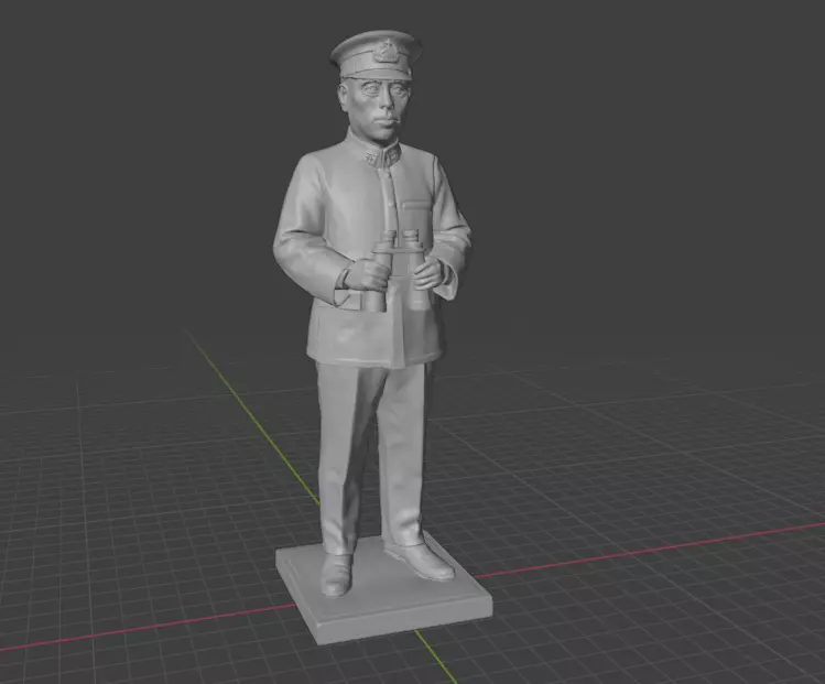 Isoroku Yamamoto 3D print model_17