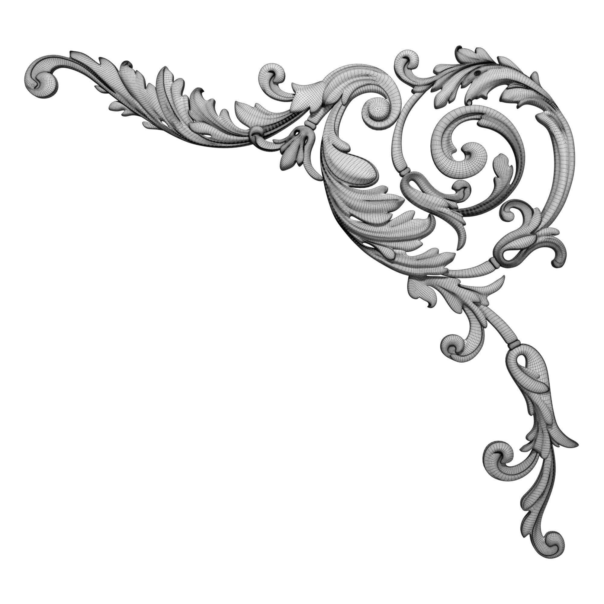 Decorative Ornamental 27 3D model_4