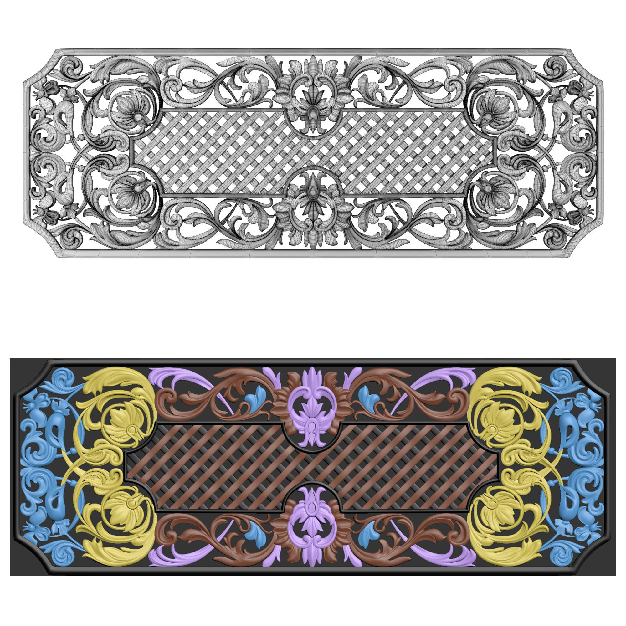 Decorative Ornamental 28 3D model_2