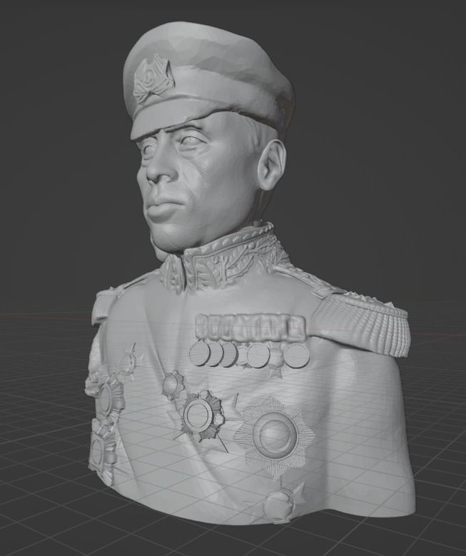 Isoroku Yamamoto 3D print model_5
