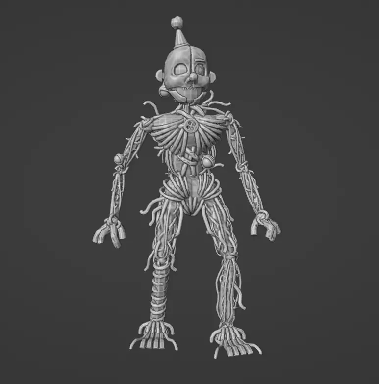 Ennard fnaf sister location 3D print model_0