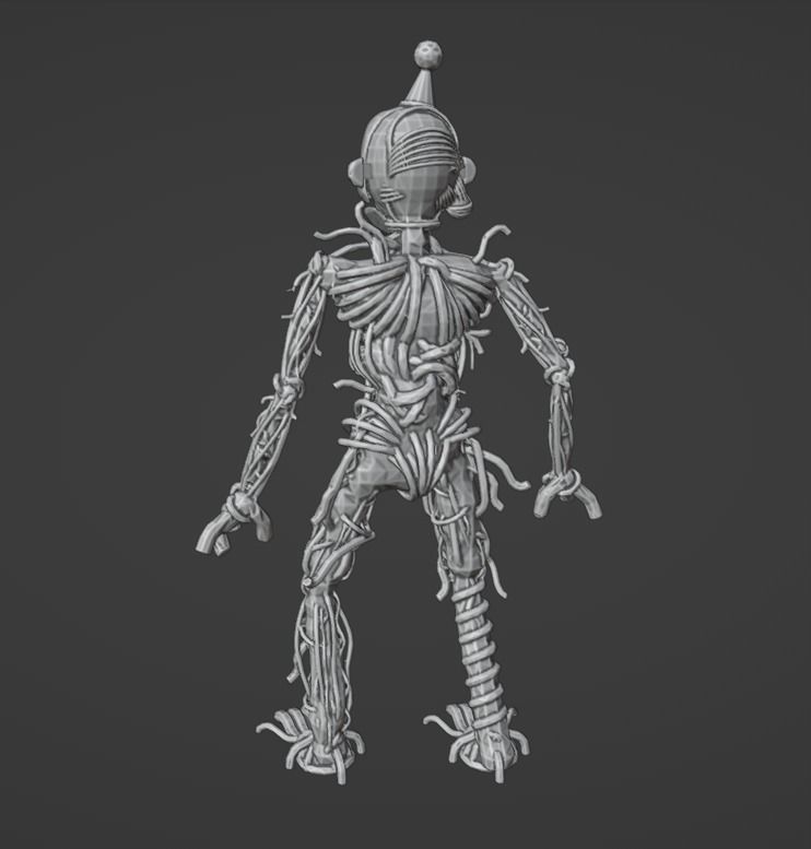 Ennard fnaf sister location 3D print model_2