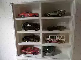 DISPLAY CASES w window option FOR 8 ACTION FIGURES AND TOY CARS  3D print model