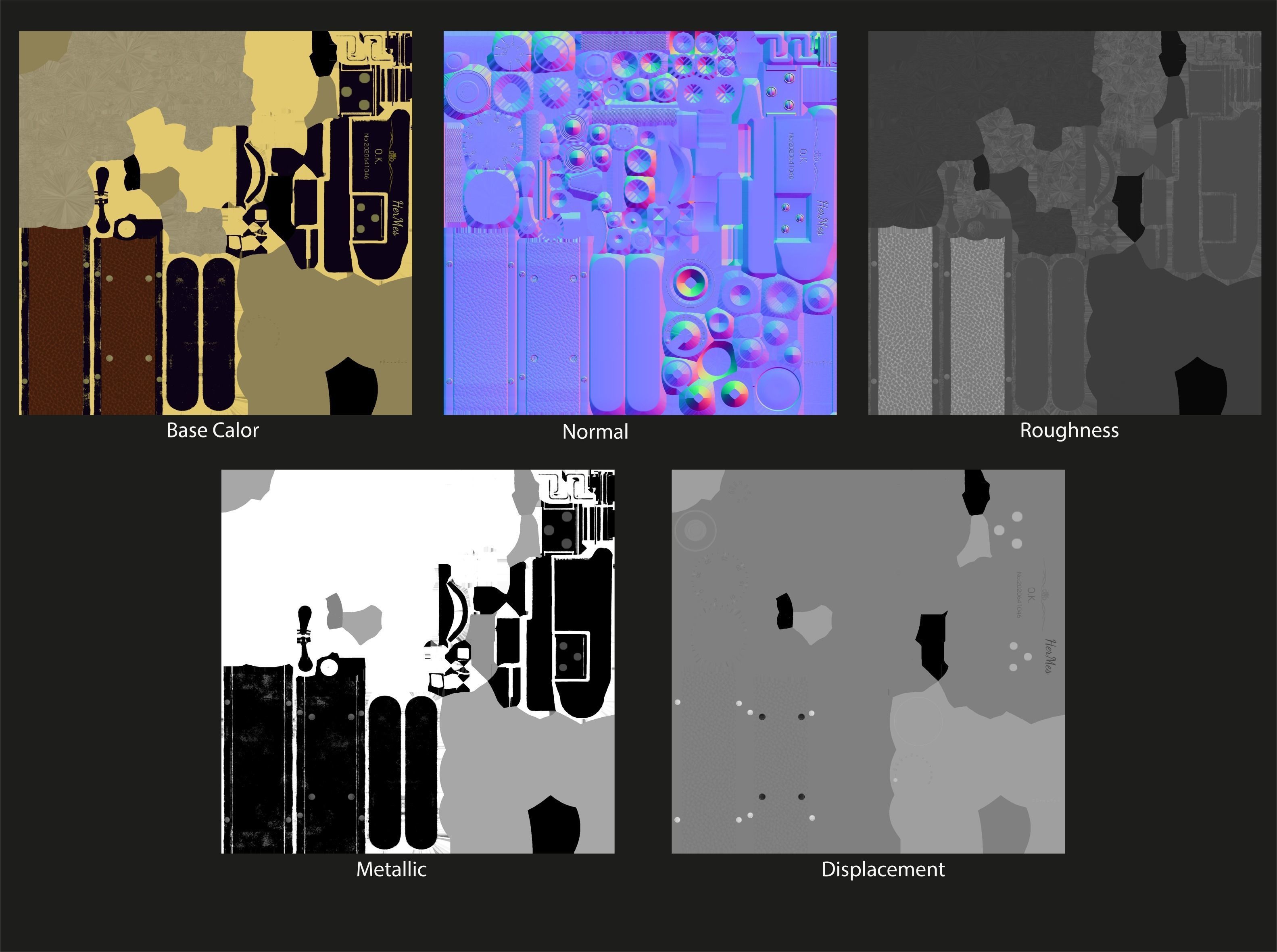 3D Camera-LEICA II Low-poly 3D model_5