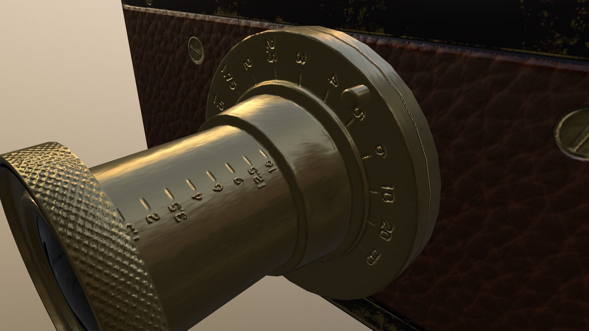 3D Camera-LEICA II Low-poly 3D model_4