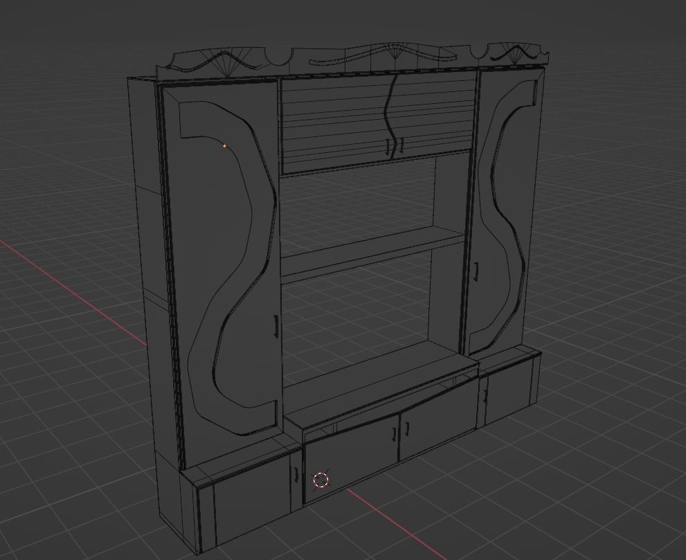Cabinet 3D model_11