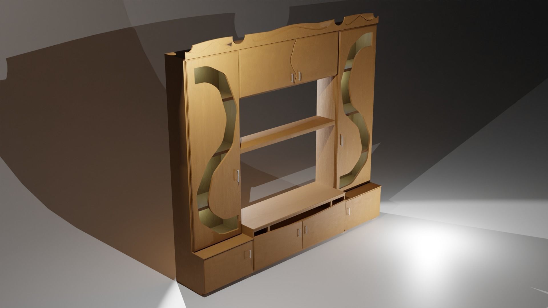Cabinet 3D model_2