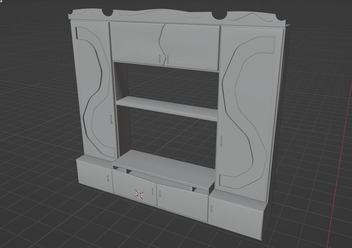 Cabinet 3D model_10