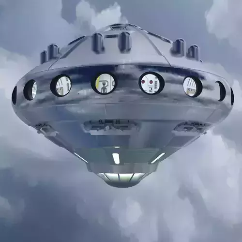 Conical Diamond UFO 3D model