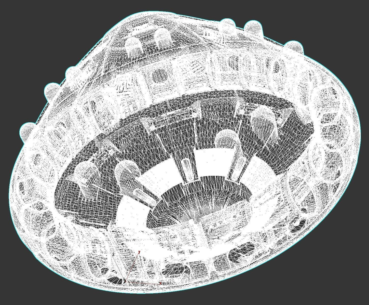Conical Diamond UFO 3D model_3