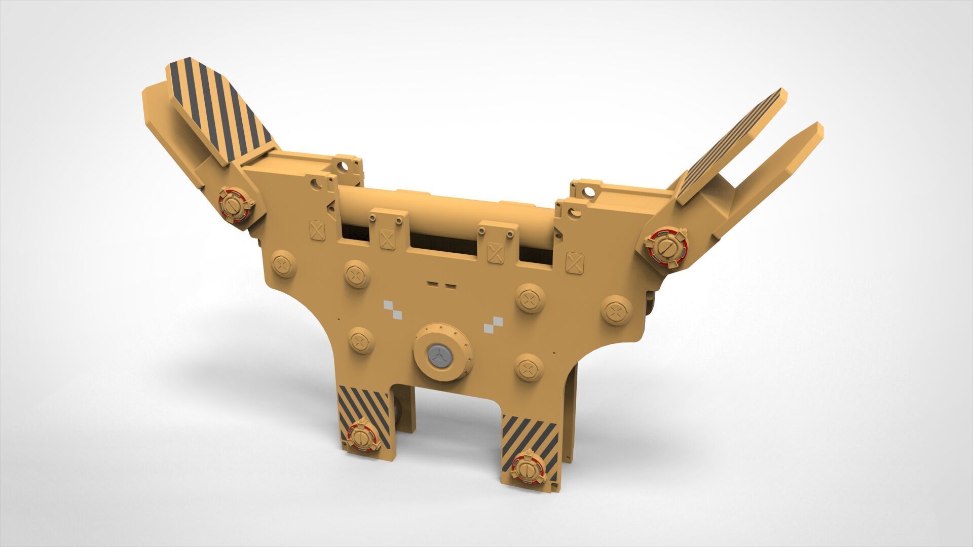 sci-fi Architecture kitbash 42 3D model_9