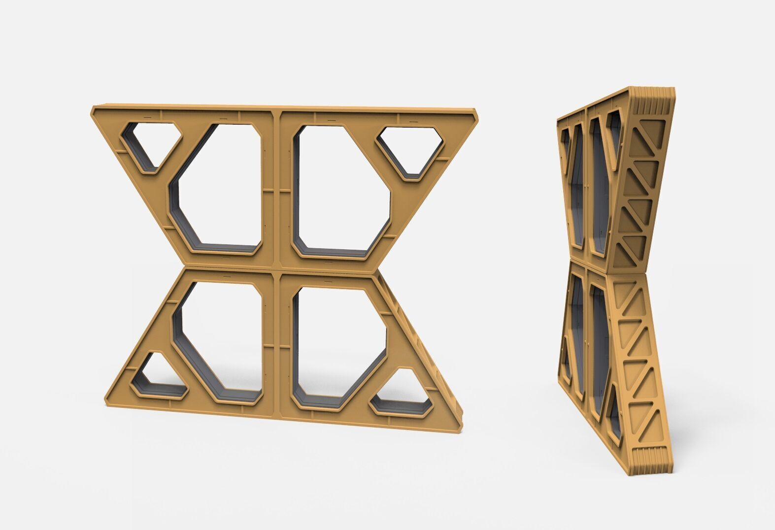 sci-fi Architecture kitbash 42 3D model_12