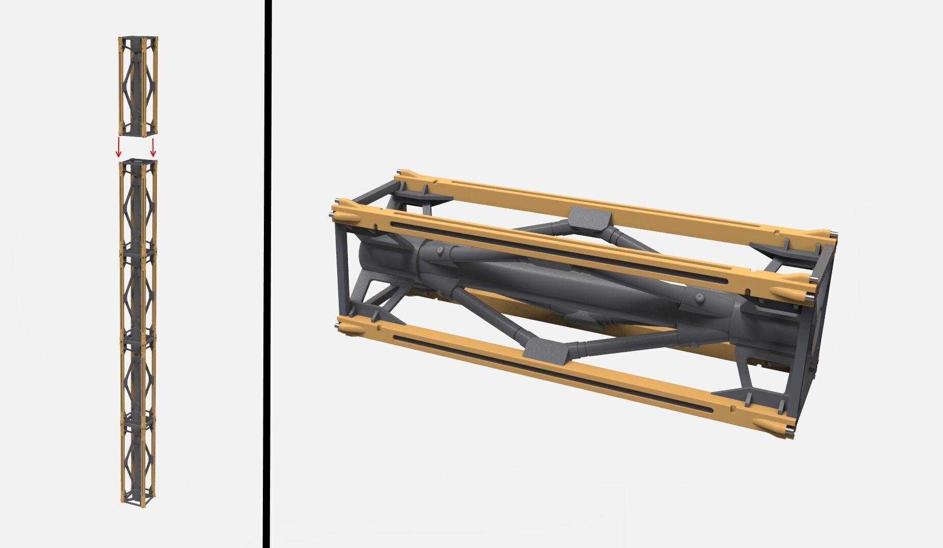 sci-fi Architecture kitbash 42 3D model_3