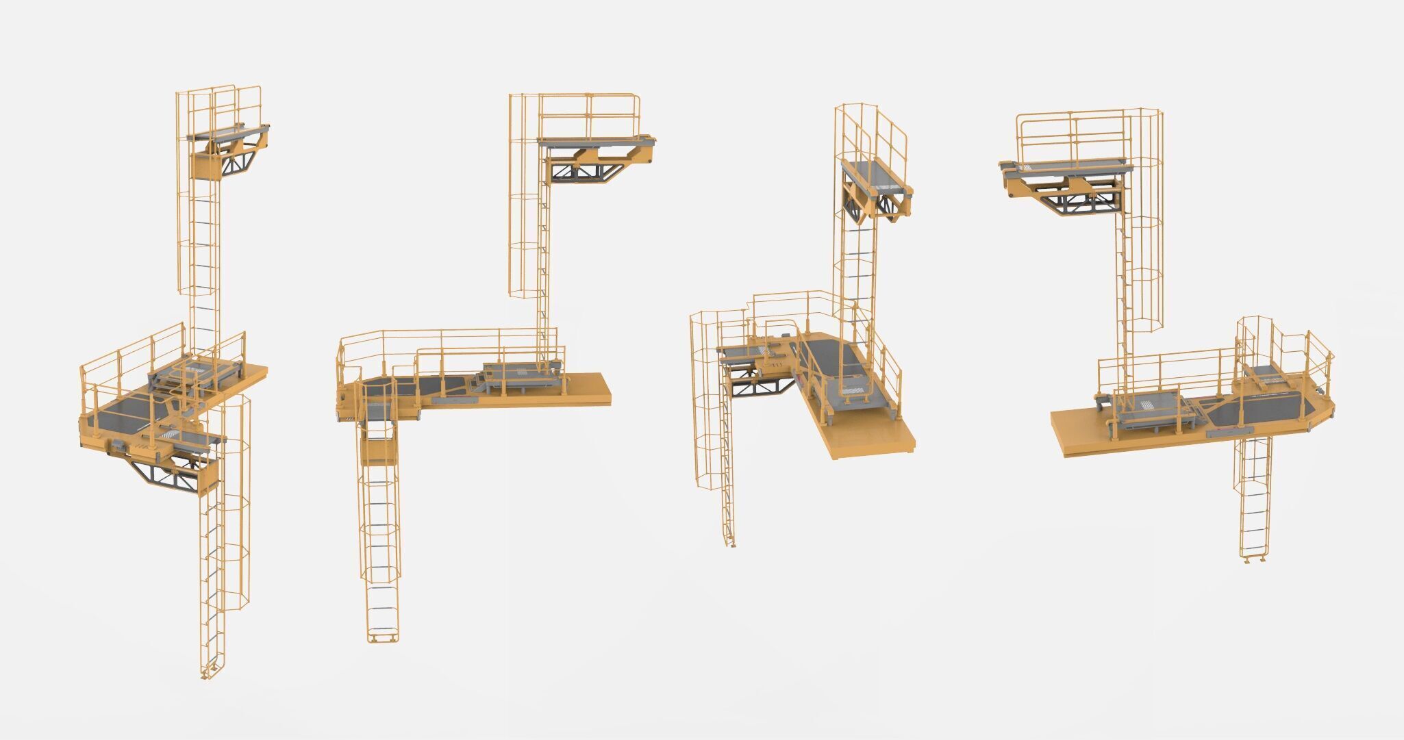 sci-fi Architecture kitbash 42 3D model_6