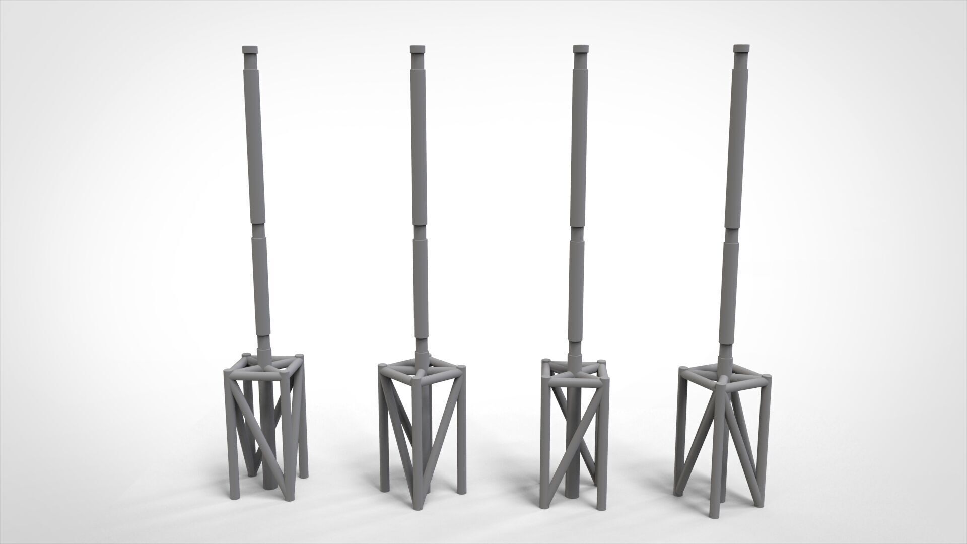 sci-fi Architecture kitbash 42 3D model_16