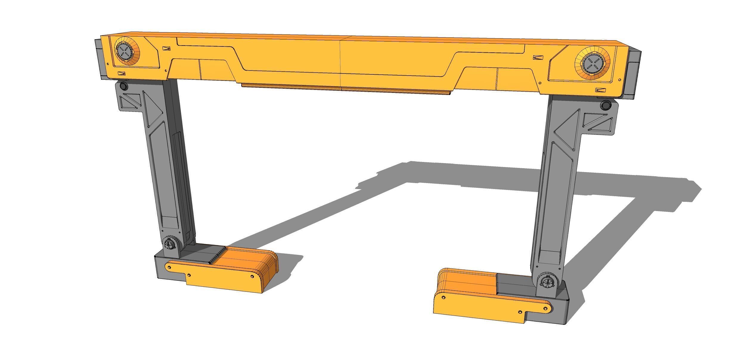 sci-fi Architecture kitbash 42 3D model_27