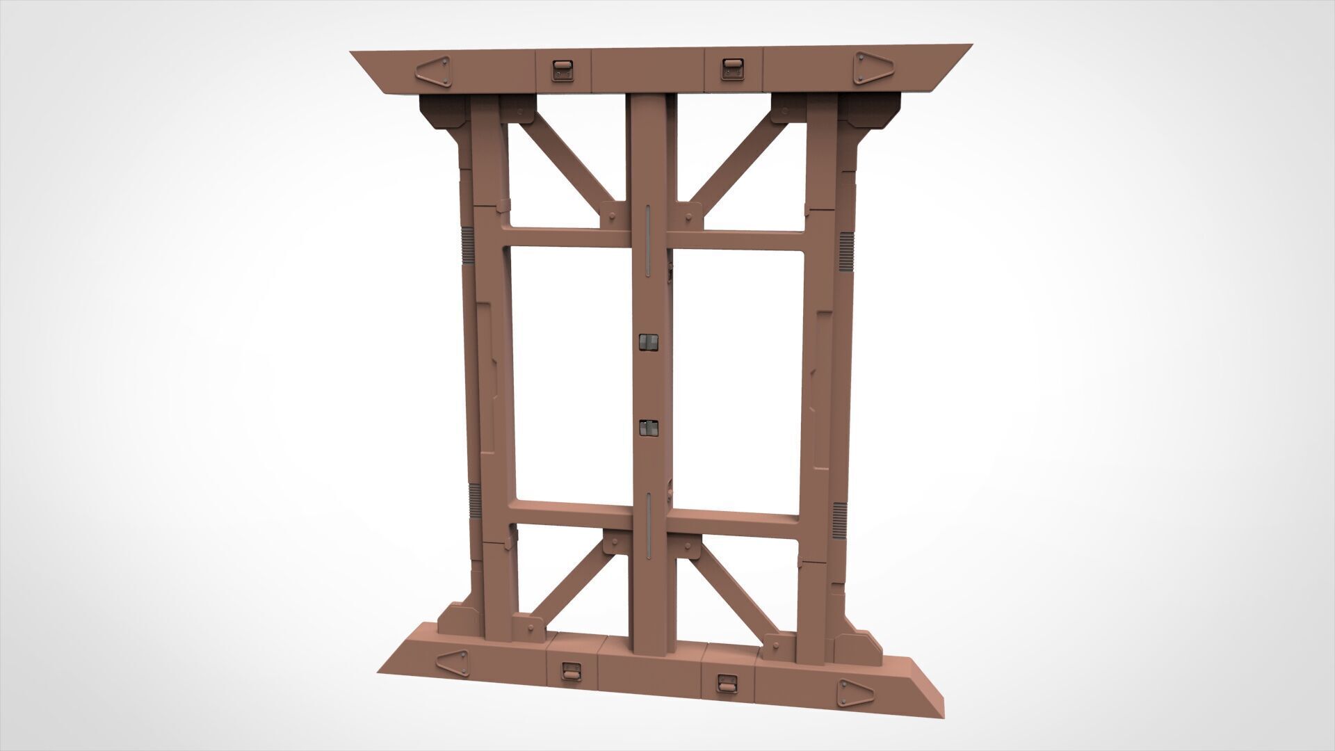 sci-fi Architecture kitbash 42 3D model_15