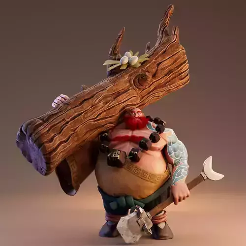 Fat Monk-Lu Zhishen 3D model
