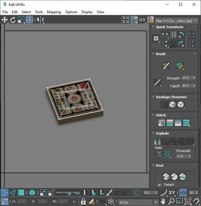 Sushi Lego Tiles Set 3D model_31