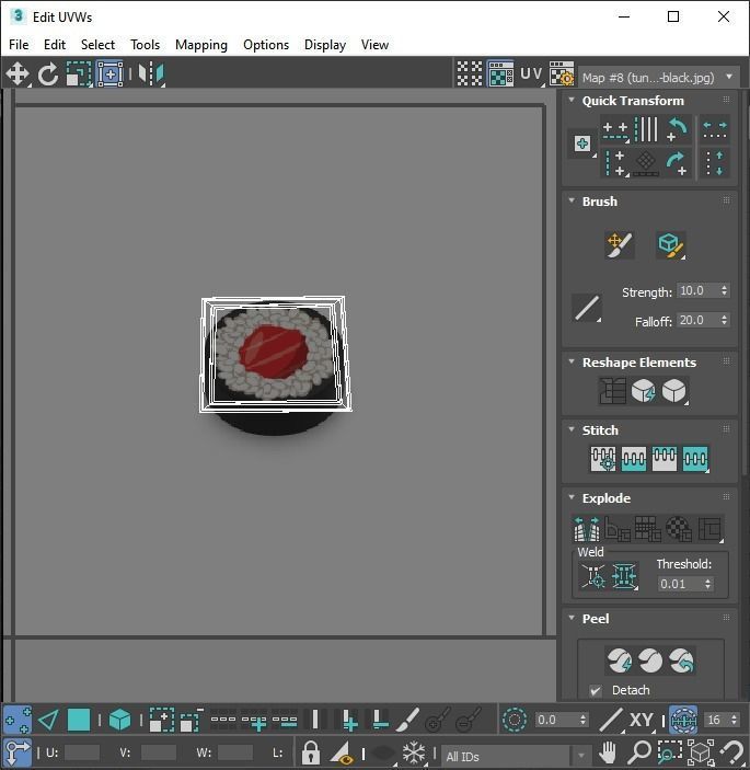 Sushi Lego Tiles Set 3D model_24