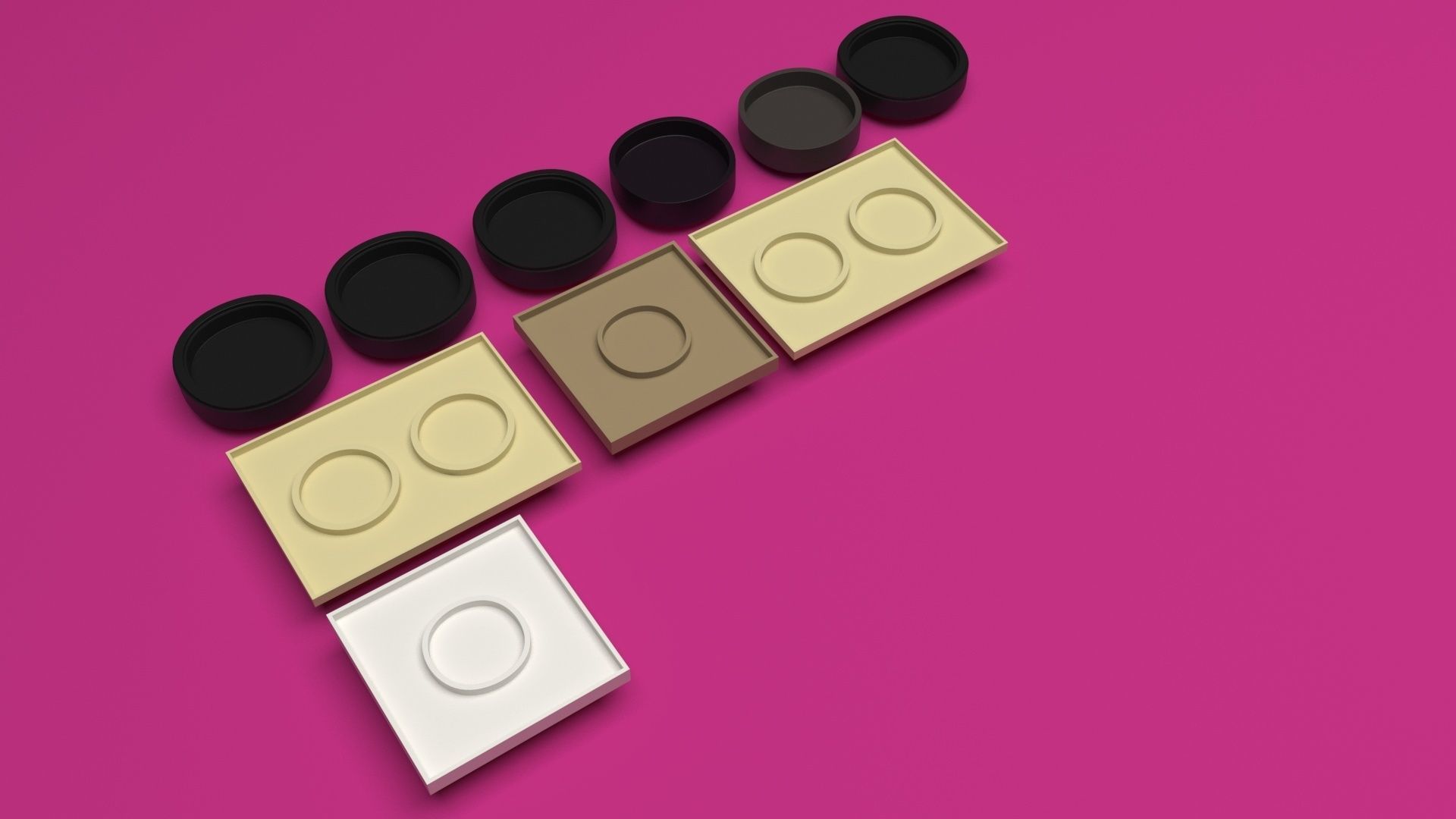 Sushi Lego Tiles Set 3D model_23