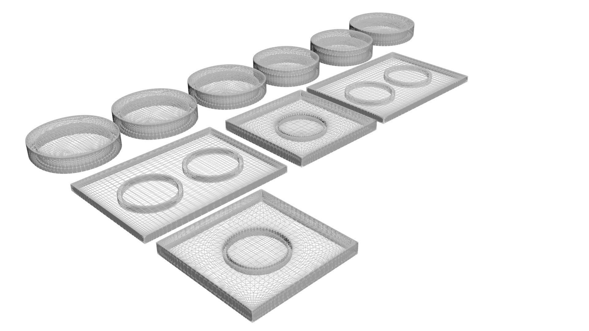 Sushi Lego Tiles Set 3D model_10