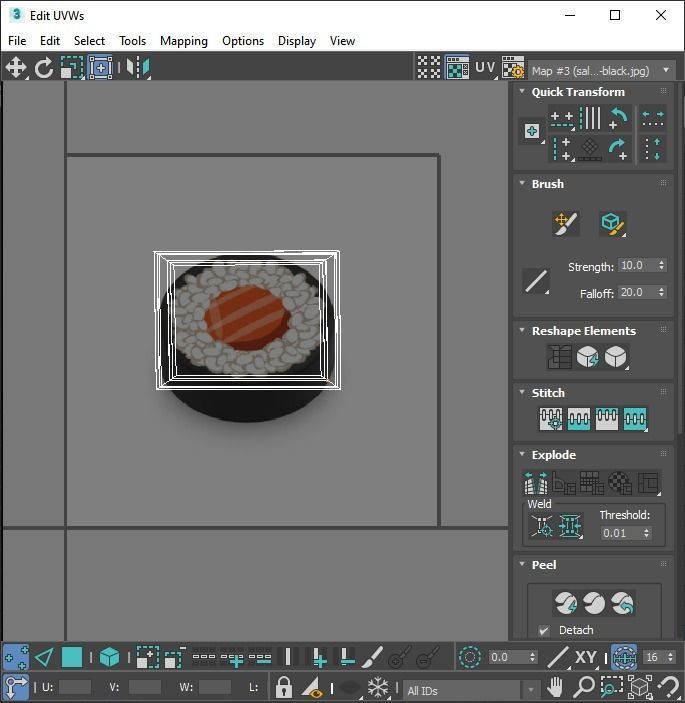 Sushi Lego Tiles Set 3D model_27