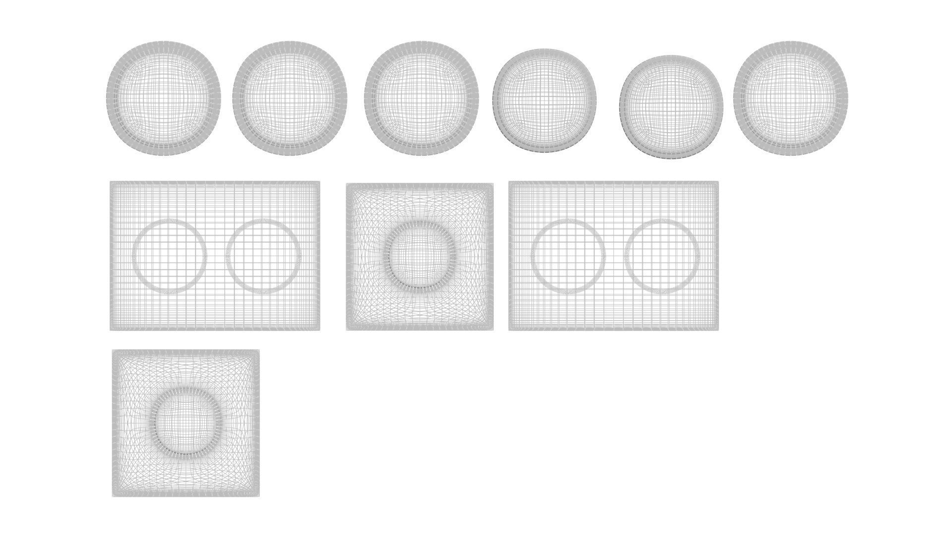 Sushi Lego Tiles Set 3D model_15