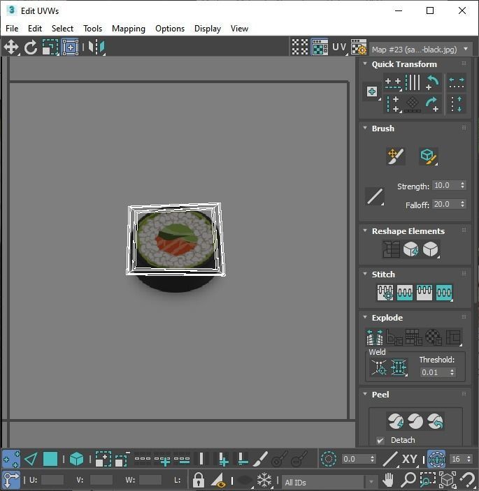 Sushi Lego Tiles Set 3D model_29