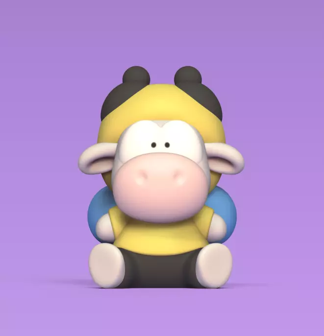 Cow Bee 3D print model_0