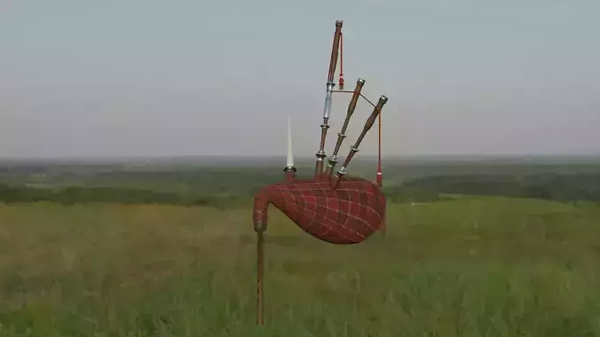 Bagpipe 3D Model